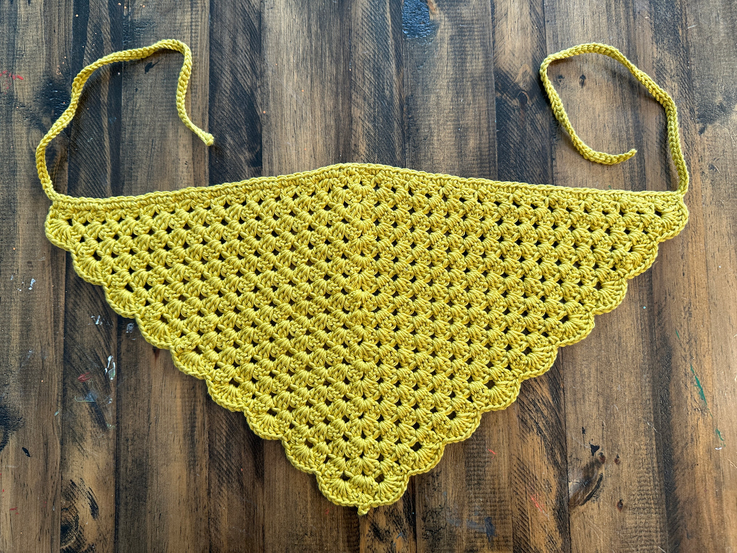 Boho Crochet Hair Bandana