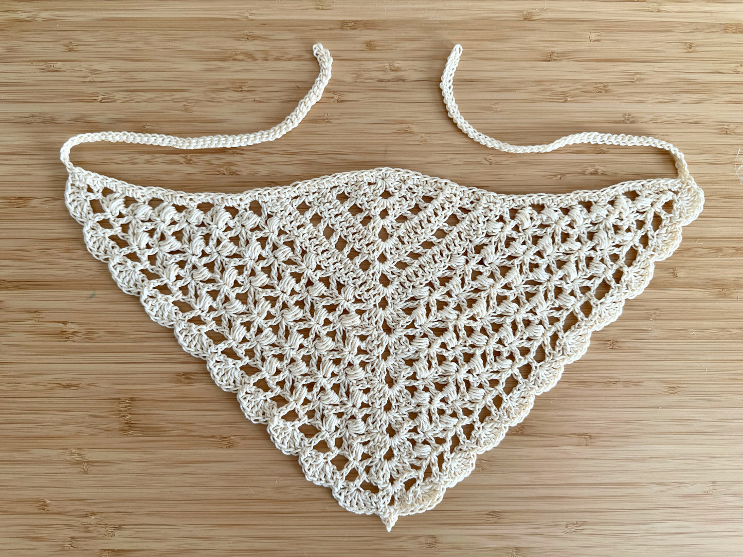 Puff Stitch Bandana Pattern