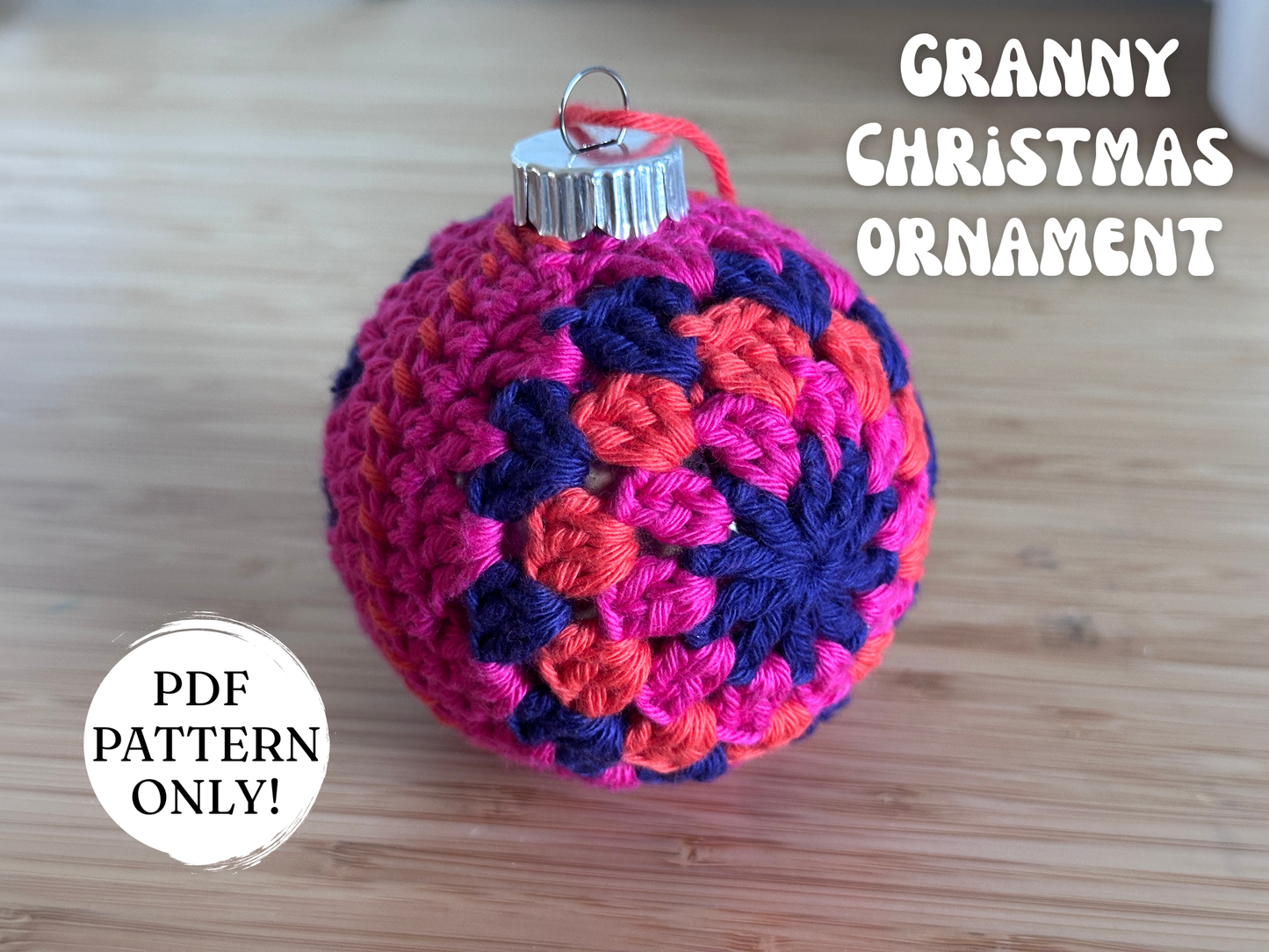 Granny Christmas Ornament Pattern