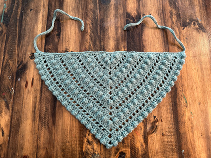 Bobble Stitch Crochet Hair Bandana