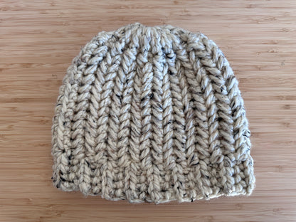Chunky Herringbone Beanie Pattern