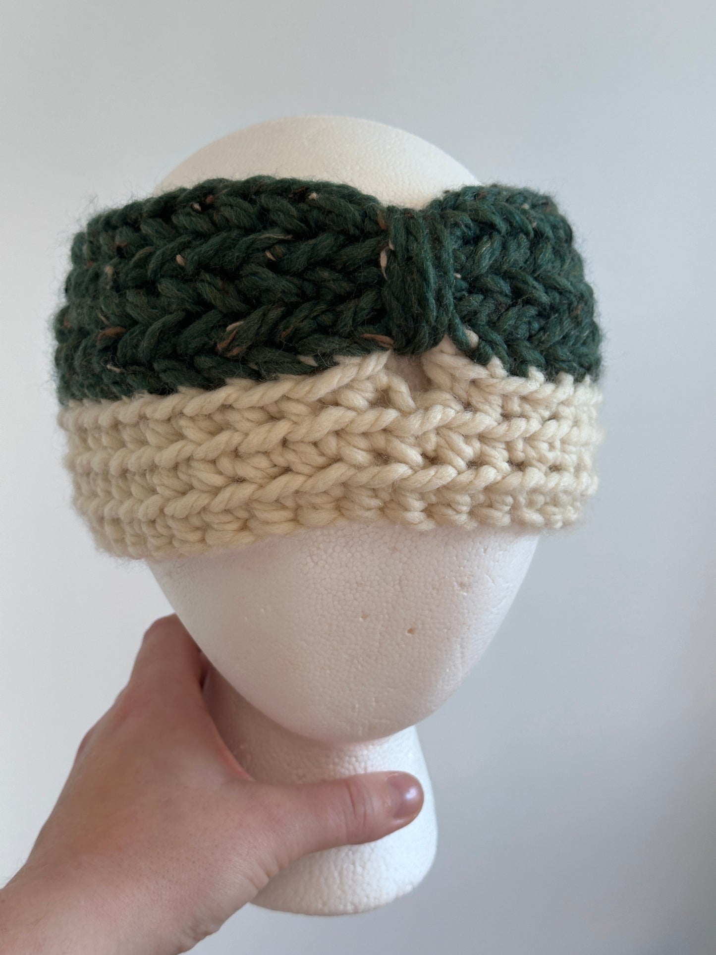 Chunky Herringbone Ear Warmer Pattern
