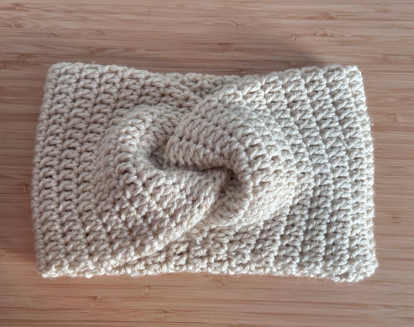 Double Lined Infinity Ear Warmer Pattern