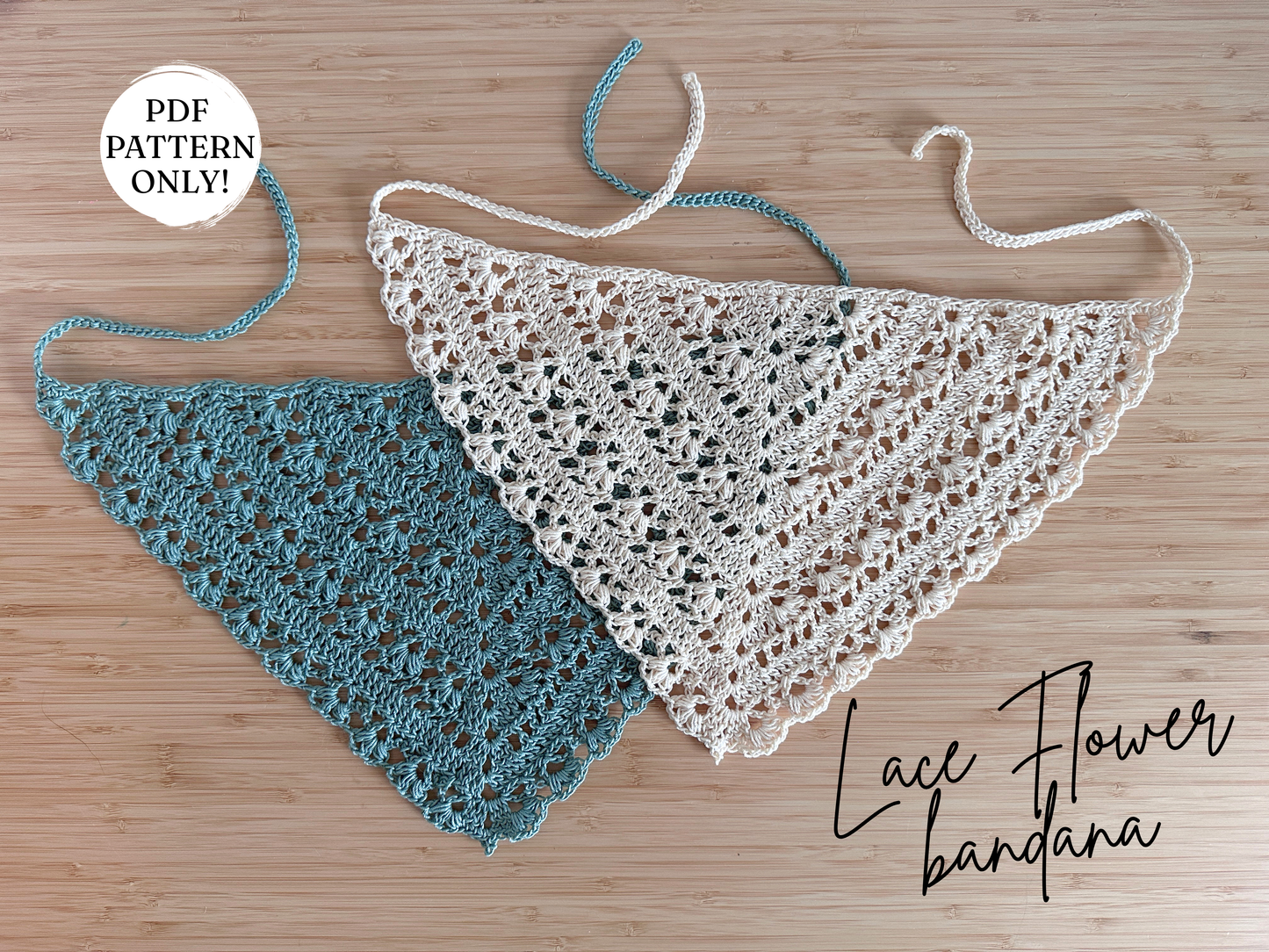 Lace Flower Bandana Pattern