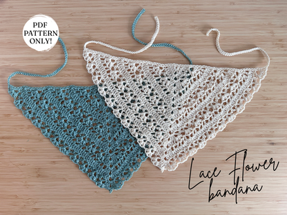 Lace Flower Bandana Pattern