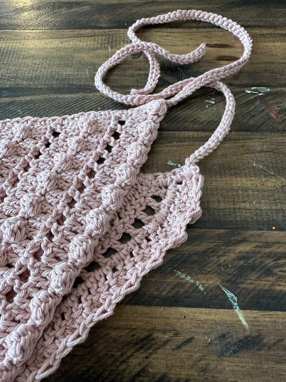 Bobble Stitch Crochet Hair Bandana