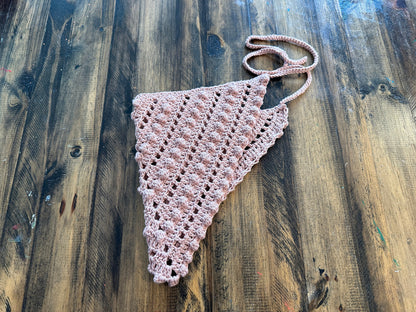 Bobble Stitch Crochet Hair Bandana